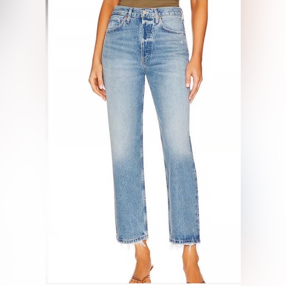 [Agolde] 90s Crop Loose Straight Jeans - Swapmeet